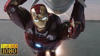 The Avengers 2012  Iron Man Saves New York City amp Hulk Saves Iron Man Scene 1080p FULL HD [upl. by Brynna]