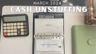 Cash unstuffing  march week 3  tracking my spending  Small storytime 💐 [upl. by Lasyrc]