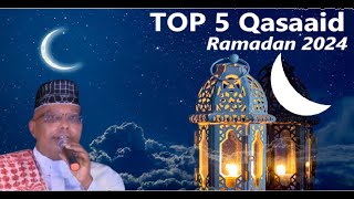 Omar Aden 5 Qasaaid Ramadan 2024 [upl. by Adler493]