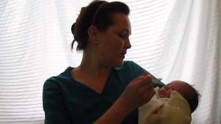 Alternate feeding methods for a newborn baby  How To [upl. by Adnema]