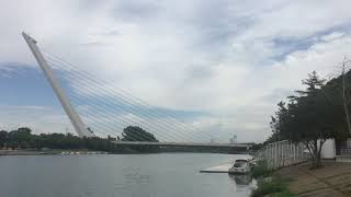 The Guadalquivir RiverAlamillo Bridge SevilleSpain [upl. by Loredo]