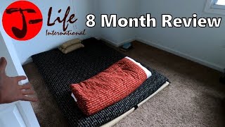 JLife International Full Futon Bed Setup  8 Month Review [upl. by Eelasor]