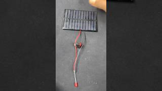 Solar Panel • Creating a Glowing LED Light with Solar Panel Connection shorts solar freeenergy [upl. by Roxie]