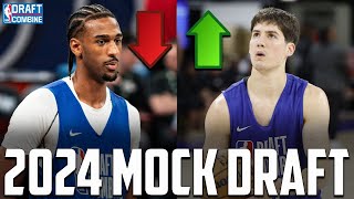 OFFICIAL 2024 NBA Mock Draft Post Combine Edition [upl. by Yle]