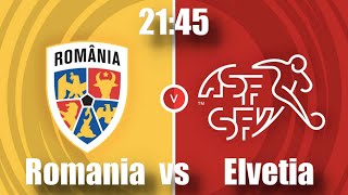 România vs Elveția  Calificări EURO 2024  21112023  COMENTARIU LIVE [upl. by Einnov]