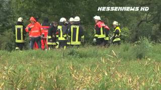 25 Personen mit Kanu auf der Fulda gekentert 14072012 [upl. by Kelcy724]