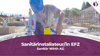 Lehre als Sanitärinstallateurin EFZ bei Sanitär Wirth AG [upl. by Crane208]