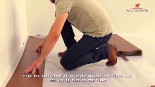 How to install Wicanders Floating Flooring 2G Lock System [upl. by Tdnerb]