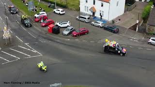 Drone footage 76th Annual Edinburgh Taxi Outing  SWD Media [upl. by Adeirf]