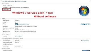 How to Install Service Pack 1 Windows 7 easy way 100  working Manas Tech [upl. by Eelik384]