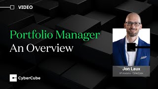 Portfolio Manager  An overview [upl. by Bast]