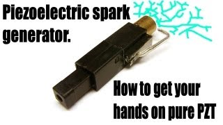 Piezoelectric spark generator [upl. by Colet674]