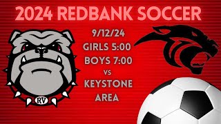 Redbank Valley Boys Soccer vs Keystone Area [upl. by Adnomal]