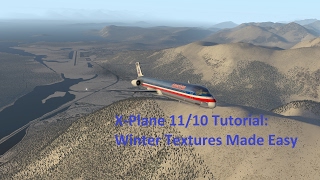 XPlane 11 Tutorial  How to Install Winter Textures [upl. by Lesly52]