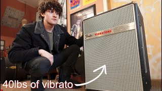 This Guitar Pedal is MASSIVE Vibratone [upl. by Htebilil]