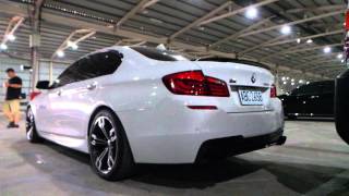 BMW F10 550I Exhaust [upl. by Llednohs]