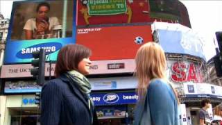 World Cup Sign in Piccadilly Circus by McDonalds [upl. by Torrell]