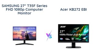 🔥 Samsung 27quot T35F vs Acer KB272 EBI Which Monitor Is Worth ⭐ [upl. by Elfrieda]