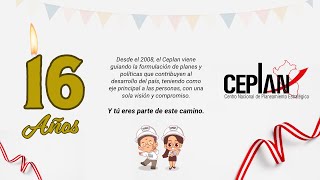 🎉 El Ceplan cumple 16 años 🎊 AniversarioCeplan [upl. by Nalod]