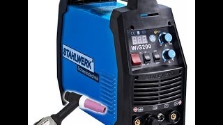 Schweißgerät STAHLWERK WIG 200 SSerie  DC TIG Inverter  EHand  MMA [upl. by Medrek]