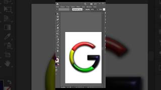 3D Google Logo Design in Illustratorillustrator logo subscribe [upl. by Erme]