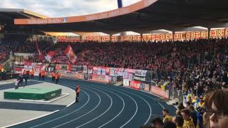 Eintracht Braunschweig vs 1FC Union Berlin  08052017  Fans Gesänge Ultras  2Liga [upl. by Ermentrude]