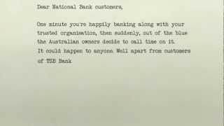 TSB Bank  Letter to National Bank Customers  TV commercial [upl. by Anthony681]