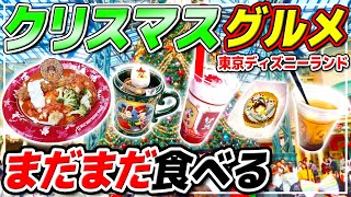 【クリスマスグルメ】期間限定フードを紹介昨年からの人気おすすめグルメとスーベニア系を食べる  東京ディズニーランド [upl. by Winonah]