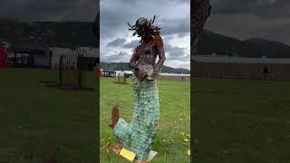 MERMAID SCULPTURE malvern rhs youtubers meetup show love gardening gardeningideas [upl. by Airot678]