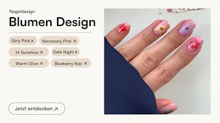 Blumen  Dipping Powder Nageldesign  DOONAILS [upl. by Nwahsak]