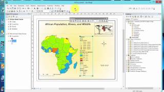 ArcGIS Create A Map Layout [upl. by Melone687]