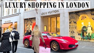 LUXURY SHOPPING IN LONDON👜👠  Mayfair London Walking Tour 2023 [upl. by Gereron598]