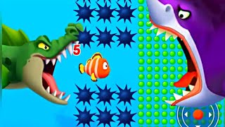 Fishdom Ads Mini Games 01 New Update All Levels  Eat Fish Trailer [upl. by Vergos249]