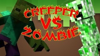 CREEPER VS ZOMBIE  ESPECIAL 1 MILLÓN  PARTE 2 [upl. by Carlen]