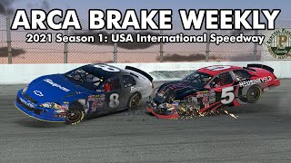 quotYouve destroyed my carquot  ARCA Brake Weekly from USA International Speedway [upl. by Serena846]