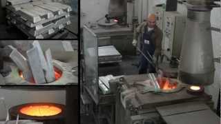 Fonderia Taroni  Fusioni alluminio in conchiglia  Aluminium foundry gravity casting [upl. by Ladew]