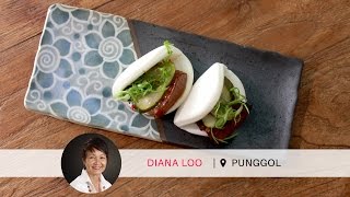 Braised Pork Belly in Miso Honey Glaze with steamed Asian Buns by Diana Loo [upl. by Lemuel]