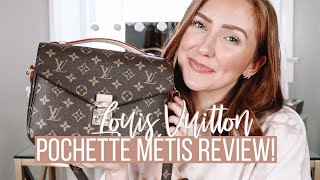 LOUIS VUITTON POCHETTE MÉTIS REVIEW  Whats In My Bag Moriah Robinson [upl. by Ailime]