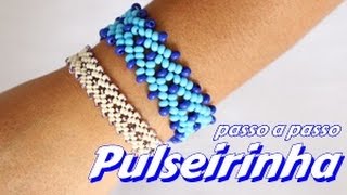 NM Bijoux  Pulseirinha  tecnica de tecelagem  san pietroburgo [upl. by Arretahs]