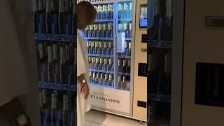 Moet amp Chandon Champagne Vending Machine moetchandon brut memes chic wine bottles france wow [upl. by Enetsirhc]