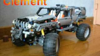 Lego  MOD 4x4 8287 PFS [upl. by Schwinn]