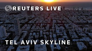 LIVE View of Tel Aviv skyline [upl. by Sexela]