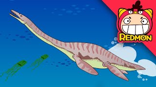 Swimming dinosaurs song  Dinosaur songs  Nursery Rhymes  REDMON [upl. by Myriam959]