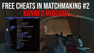 CSGO FREE CHEATS  GOT BANNED MID GAME  PLAYING WITH FREE CHEATS IN MATCHMAKING OTC OSIRIS [upl. by Zink102]