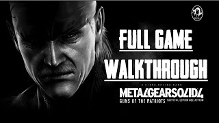 MGS 4  Full Game Walkthrough  No Alerts  No Commentary [upl. by Aihsekat]