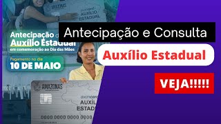 AUXÍLIO ESTADUAL TEM PAGAMENTO ADIANTADO  CONSULTA [upl. by Ileana]