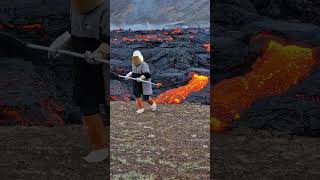 Volcano volcano iceland dangerous shortsvideo viral shorts [upl. by Ahsiekar]