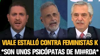 JONATAN VIALE TOTALMENTE SACADO CONTRA LOS FEMINISTAS KIRCHNERISTAS [upl. by Ailicec]