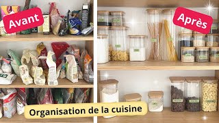 RANGEMENT de la CUISINE  ON MET TOUT EN BOITE [upl. by Kielty]