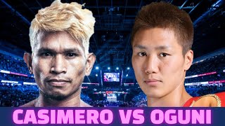 JOHN RIEL CASIMERO VS YUKINORI OGUNI FIGHT [upl. by Trotter]